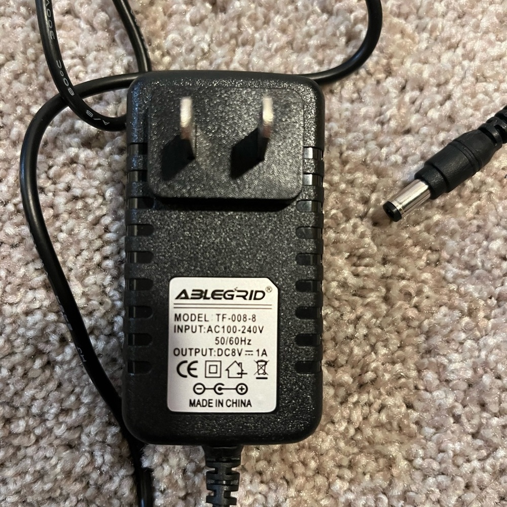 ABLEGRID Black Power Adapter